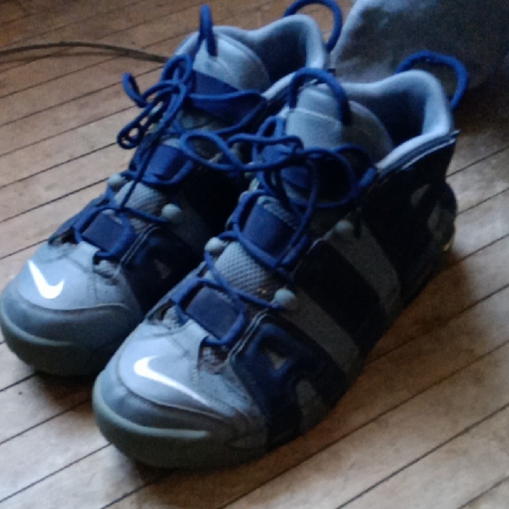 Nike Men's Navy and Gray Sneakers